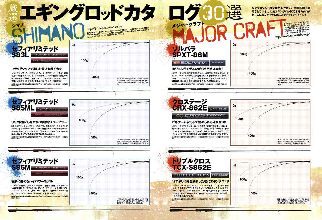 極盛りエギングロッドカタログ企画＜ベンディング付き＞紹介。釣り竿の正しい買い方をお伝えします！