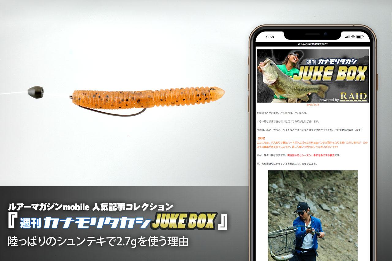 金森隆志さんが陸っぱりのシュンテキで2.7gを使っていた理由とは？【ルアーマガジンmobile人気記事コレクション】