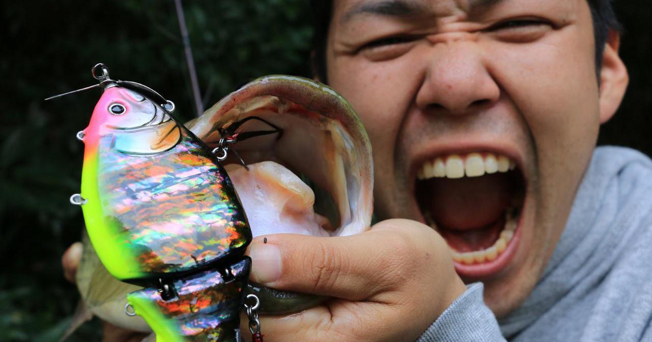 陸っぱりの秘密兵器・超多機能ギル型ビッグベイト”フラワーホーン” ④