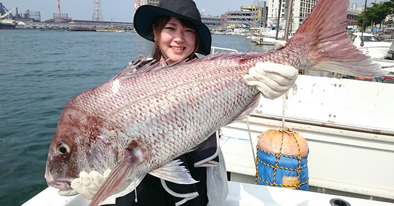 マダイ80センチも！北九州ガイド船”セブン”でタイラバ＆イカメタル釣行【釣具のポイント行橋苅田店スタッフ寄稿】