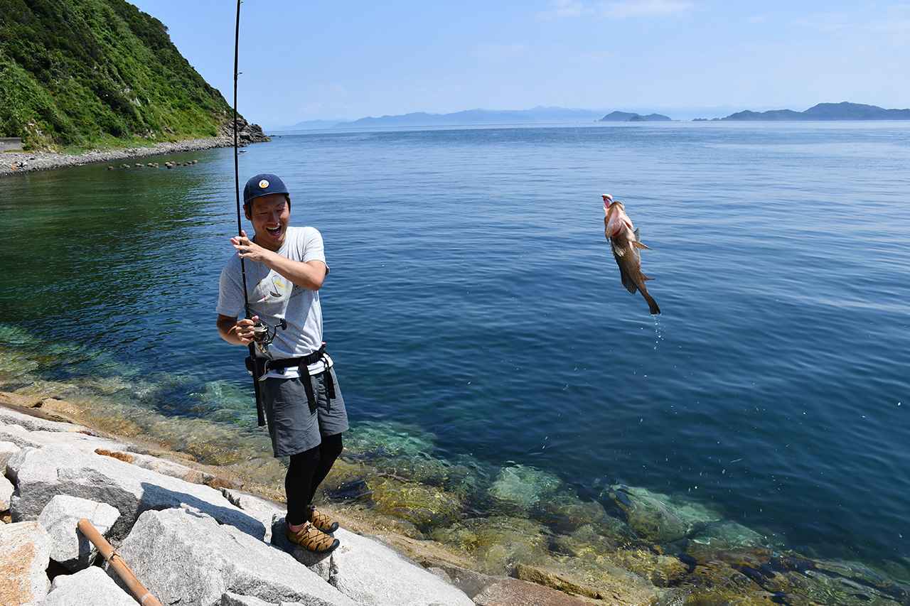 グルーパーを狙うなら「急水深のカケアガリ」と「ベイトフィッシュの有無」が決め手！！