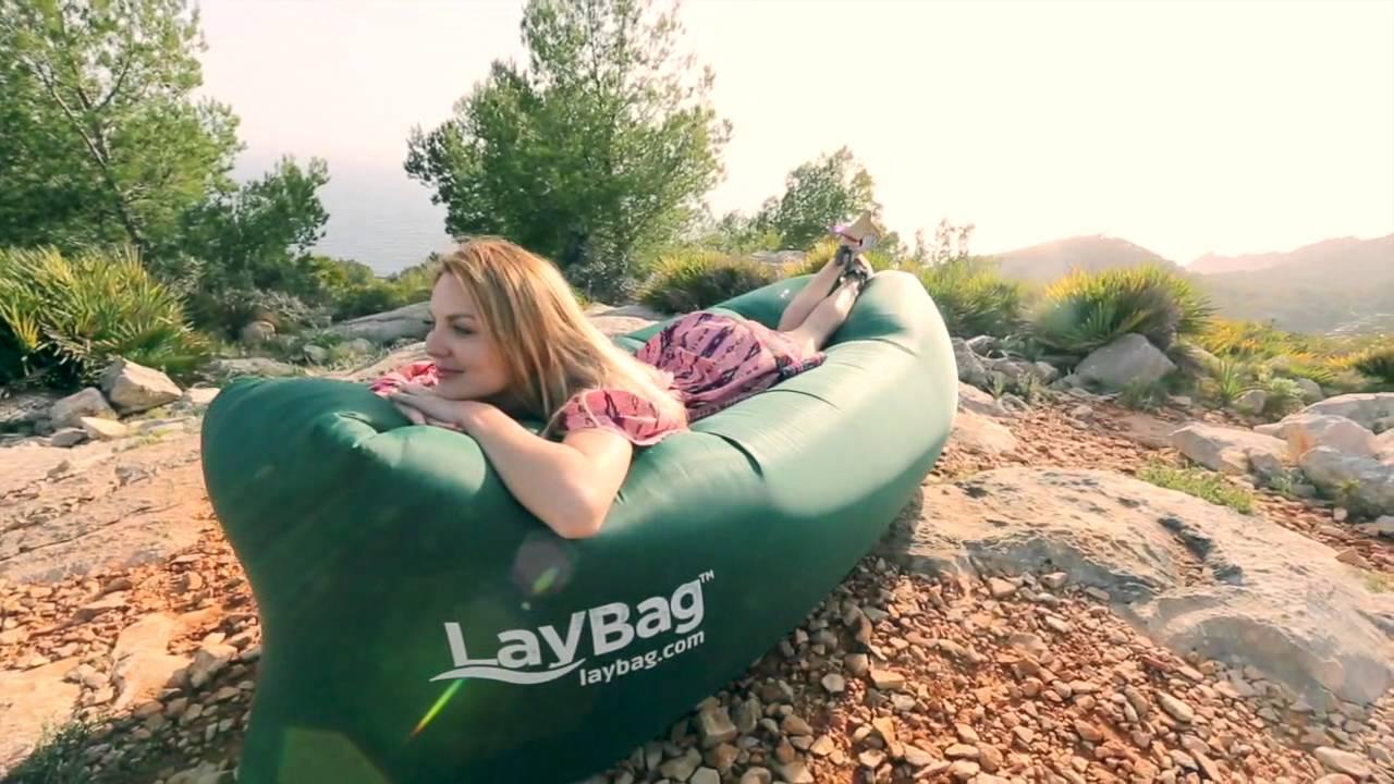 3秒で膨らむどこでもソファー”LayBag”を実際に海外通販で買ってみた【コレ、釣り場＆キャンプで使えるぞ！】