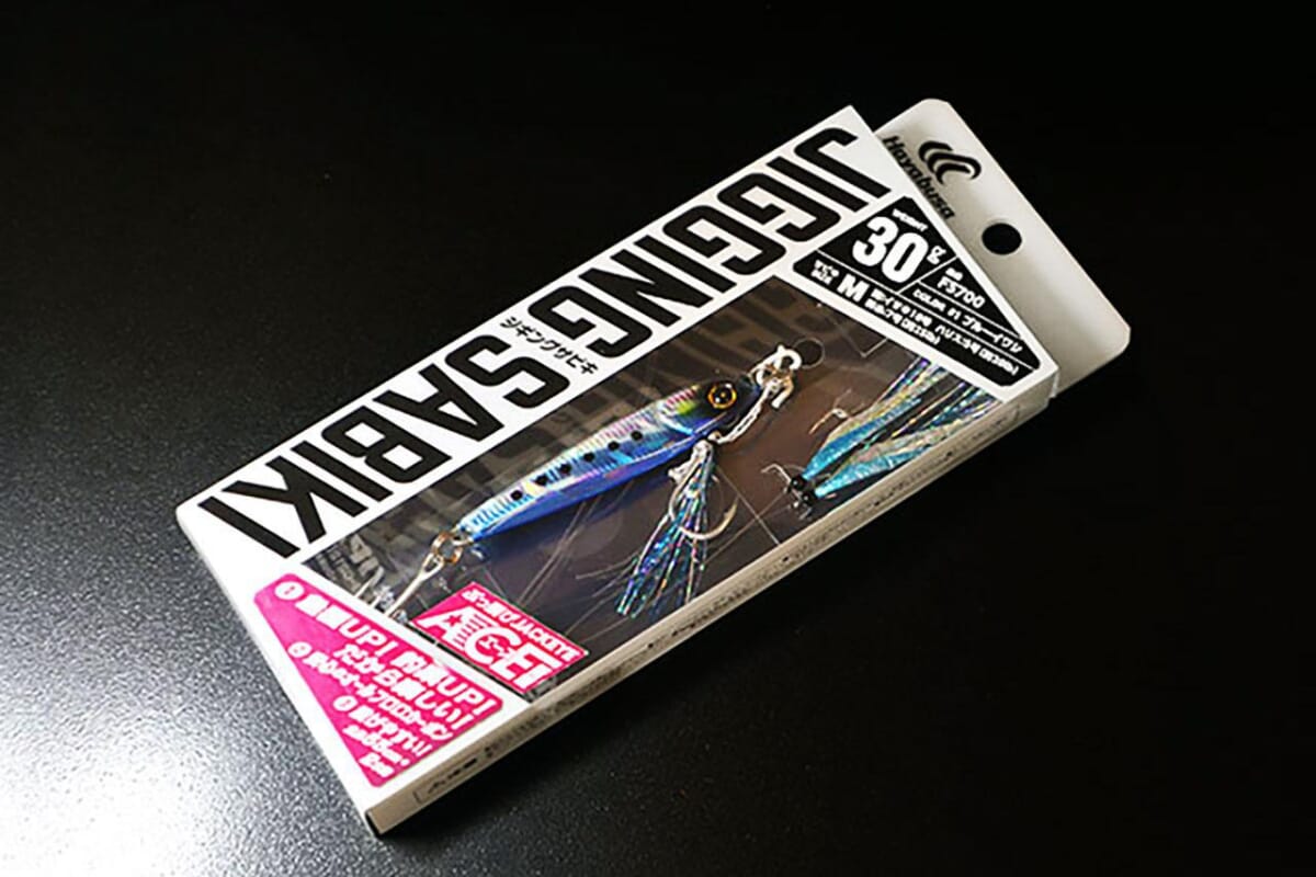 堤防ジギングサビキEX ジャックアイ エース搭載セット 2本鈎【ハヤブサ】