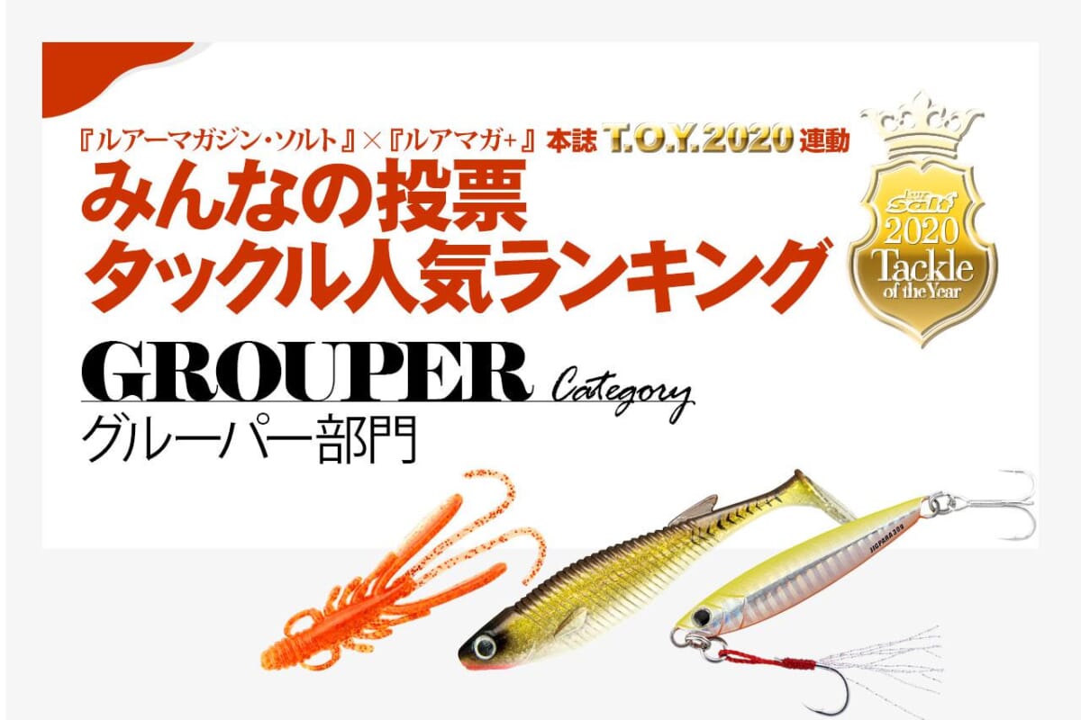 2020年グルーパー（ハタ）釣り人気タックルのユーザー投票ランキング最終結果を発表！