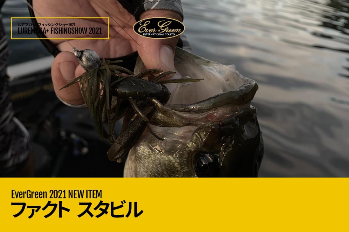 【エバーグリーン2021新製品】ラバージグとリーダーレスDSがまさかの融合！「スタビル」が画期的な理由【ルアマガ＋のフィッシングショー】