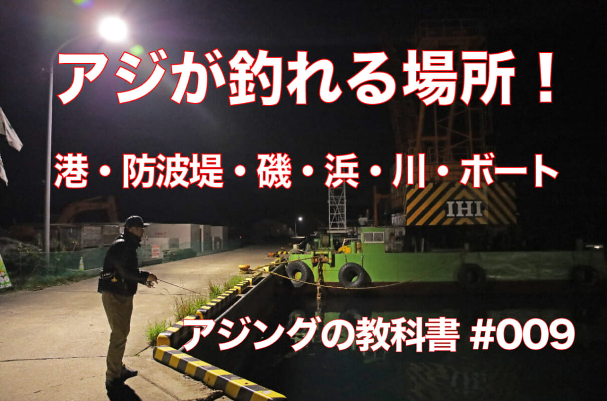 アジングの釣り場 ポイント どんな場所にアジはいる アジングの教科書 009 ルアマガプラス