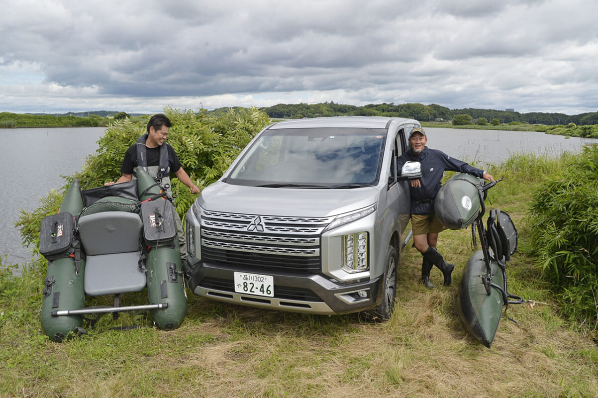 水辺直行！釣り人の頼れる相棒！『デリカD:5（MITSUBISHI）』をルアマガ編集部が徹底インプレッション!!