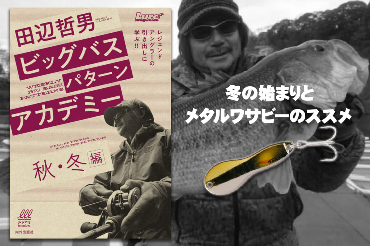 冬バス釣りの特効薬『メタルワサビー』！ 今オススメの8gを田辺哲男さん自らが解説！