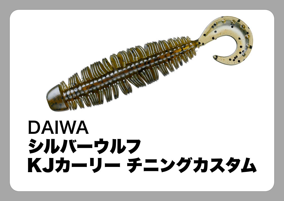 シルバーウルフ KJカーリー チニングカスタム [DAIWA]〈ルアマガ的定番タックルカタログ｜ソルトルアー〉