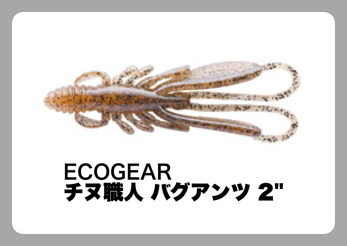 チヌ職人 バグアンツ 2in [ECOGEAR]〈ルアマガ的定番タックルカタログ｜ソルトルアー〉│ルアマガプラス