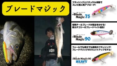 あらゆる魚種を「魅了する」ブレードルアーの新機軸！『ブレード