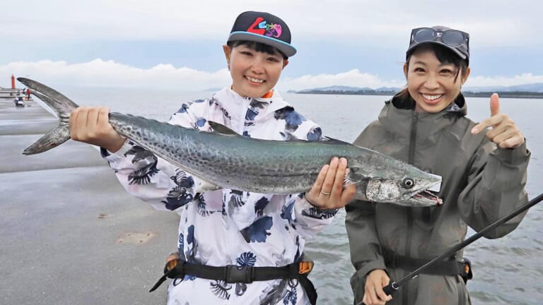 サワラキャッチ率が高いのは朝！ 水面付近の高速巻きが効果的！ ビッグバッカーが高実績！