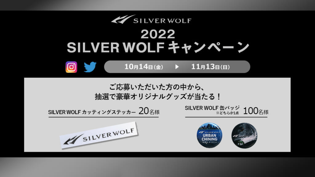 チニングファン必見！】DAIWA「シルバーウルフ」ハッシュタグキャンペーン開催中！君はもう応募したか!?│ルアマガプラス