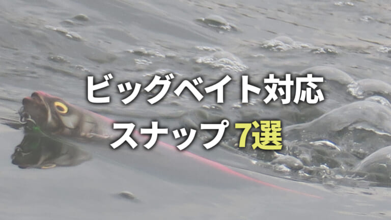 強靭で便利！人気のビッグベイト対応スナップ厳選カタログ《7選》