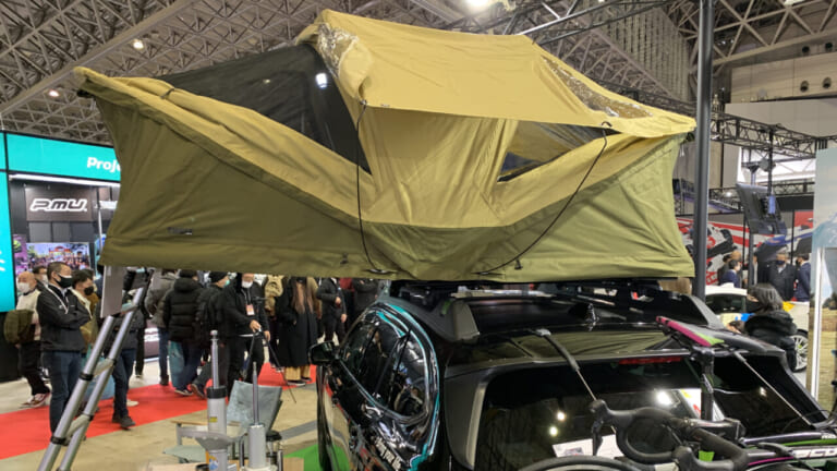 【欲しい！】コンパクト収納で大きく使えるルーフトップテントという選択肢。オートサロンで日本初公開［THULE アプローチ］
