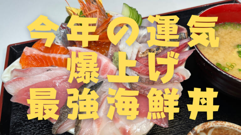《開運メシ》今年、最強運気にあやかるために、最高の海鮮丼を食べに行かないか!?【長谷川水産×一葉稲荷神社】