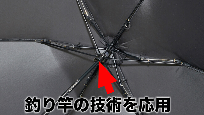 DAIWAの釣り竿製造技術を応用！カーボン製折りたたみ傘は何がスゴい 