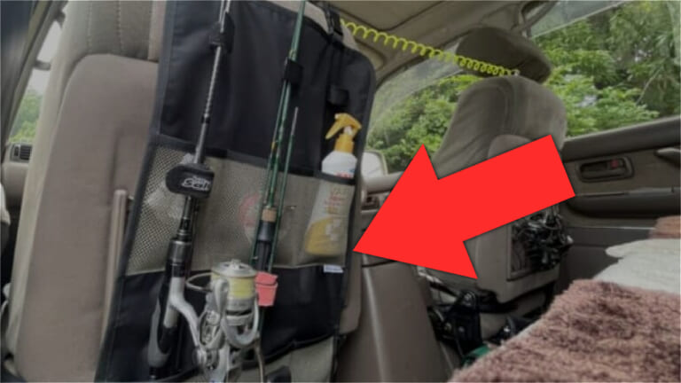《新発想》連休前に整理したい！革命的なロッド収納で車内のゴチャゴチャを解消！