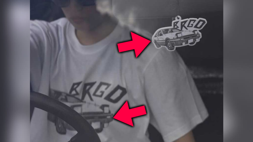 頭文字D × BASS BRIGADE」 L/S TEE - WHITE