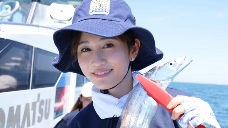 ［やっぱり釣りが好き！］前田敦子さんの実釣に密着！「大きい魚は怖い。でも釣りたい！」