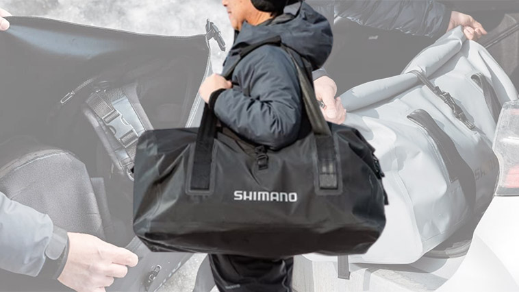 【遠征に絶対マスト！】濡らさず運べる大容量バッグ『ドライロールアップダッフル（シマノ）』