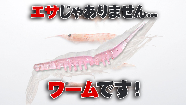 【まるで本物!】サイズも動きも臭いも「まんまモエビ」な最強ライトゲーム用ワームがリボーン!