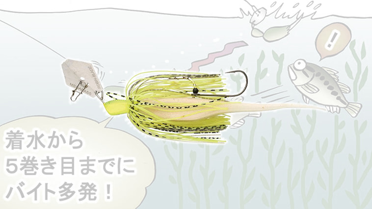 ｜ブレーデッドジグは着水から5巻目までが勝負!? ショートピッチキャストで探るべし！【大人気琵琶湖ガイドが明かす4大巻きモノの使い分け】