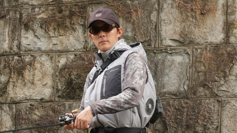 『霞ファンフェスタ』のボトムアップブースで販売した釣り専用ファン付きウェア「BU COOL WEAR」って？
