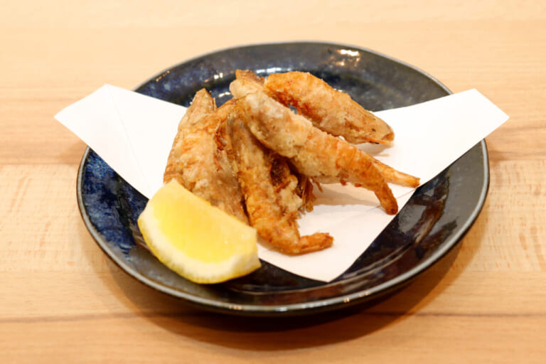 北陸がっぱ｜ガスエビ唐揚げ｜北陸の新鮮な海の幸を存分に堪能できる!!　寿司と海鮮料理『北陸がっぱ』