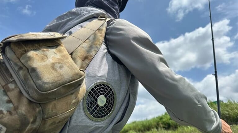 釣りメーカーが作った！ファン付きウェアが登場、サウナ状態の釣り場でも快適に！