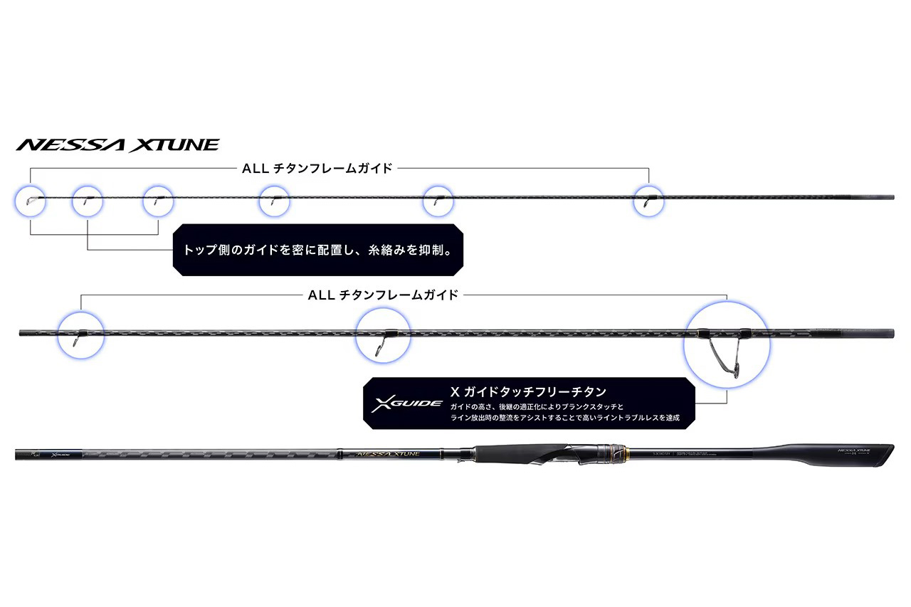 ｜“シマノの先進テクノロジー”で身を包んだ新型ロッドが登場。東レのT1100G採用で、粘りと強さが増した1本に。