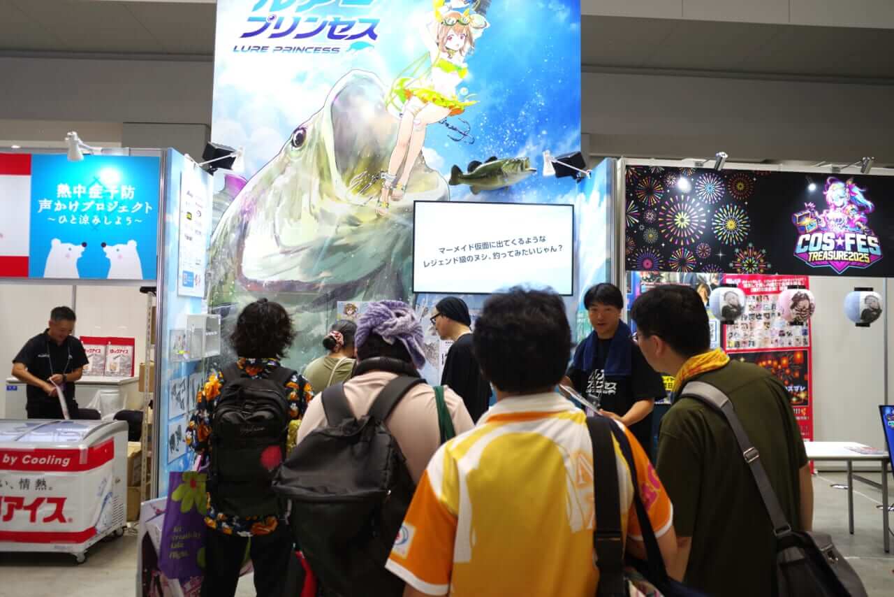 ｜【コミケにルアー展示って初⁉】新キャラお披露目＆無料配布で『ルアプリ』ブース大盛況！