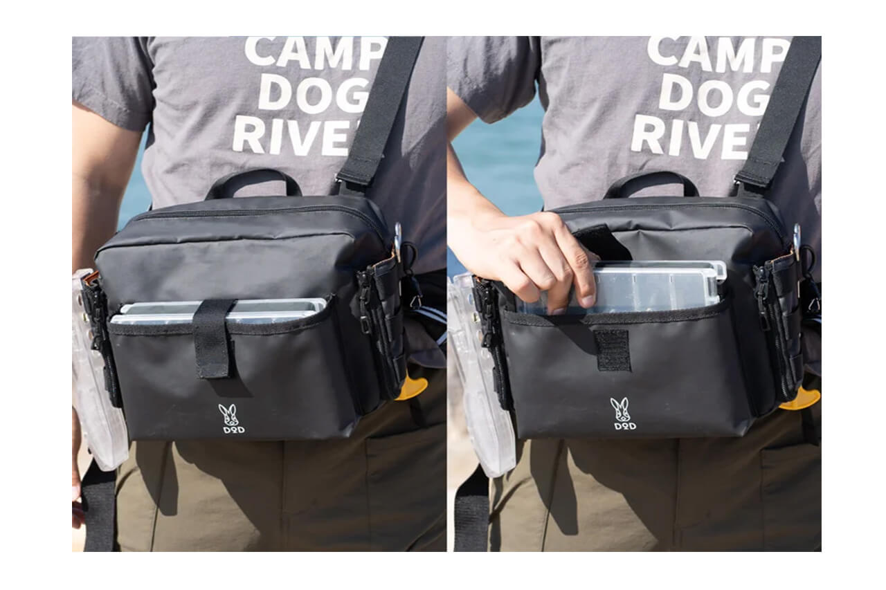 ｜アウトドアメーカーの「DOD」が作った釣り用バッグが登場。ルアーケースを“ノールック”で取り出せて、コンパクトなのに大容量。