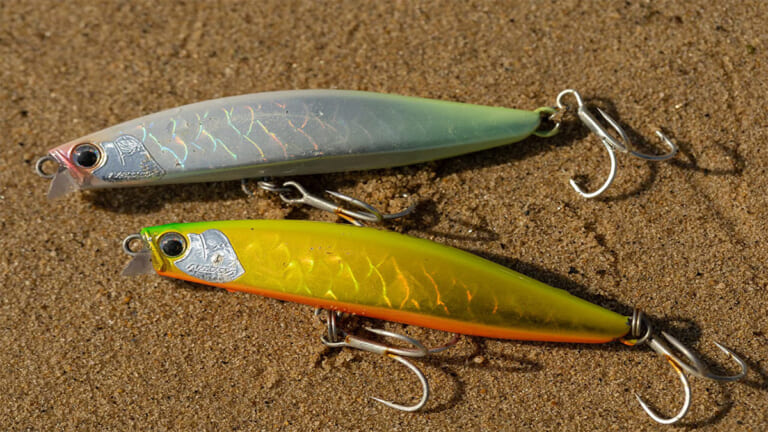シマノからリップ付きシンキングペンシル登場！ 貫通ワイヤーと固定ウェイト構造が生む脅威の安定感と喰わせのシミーアクション。