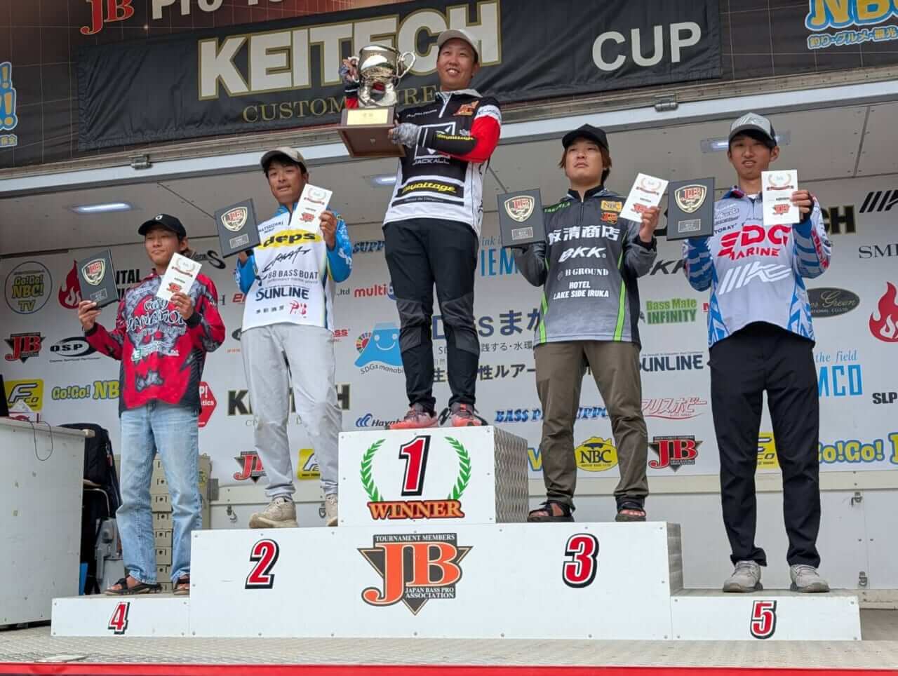 ｜【速報】桧原湖戦優勝は藤田夏輝！スモール＆ラージのミックスバッグで2度目の制覇!!【JBトップ50第4戦最終日】