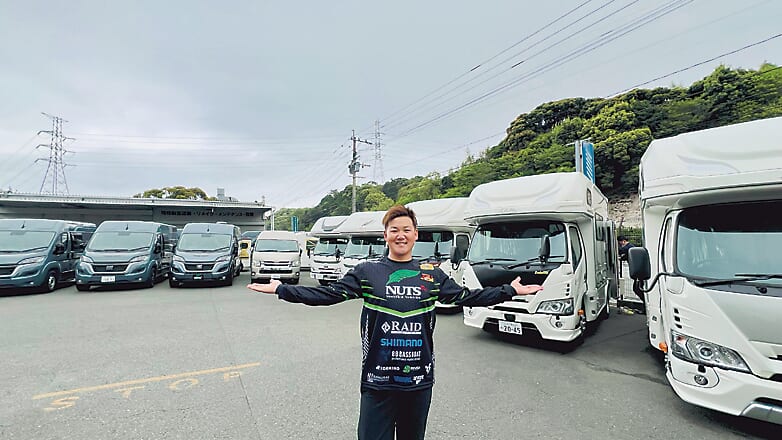 |車で釣り三昧!? 日本一のバスプロが駆る釣りにも最適なキャンピングカーがあった!
