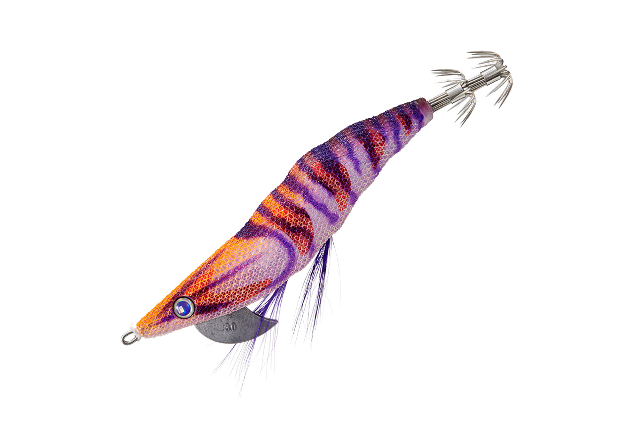 ｜スレイカ狙いならこのエギでしょ！ お腹の“鳥毛”がエビの脚を再現。シビアな状況で投げたい1本に。