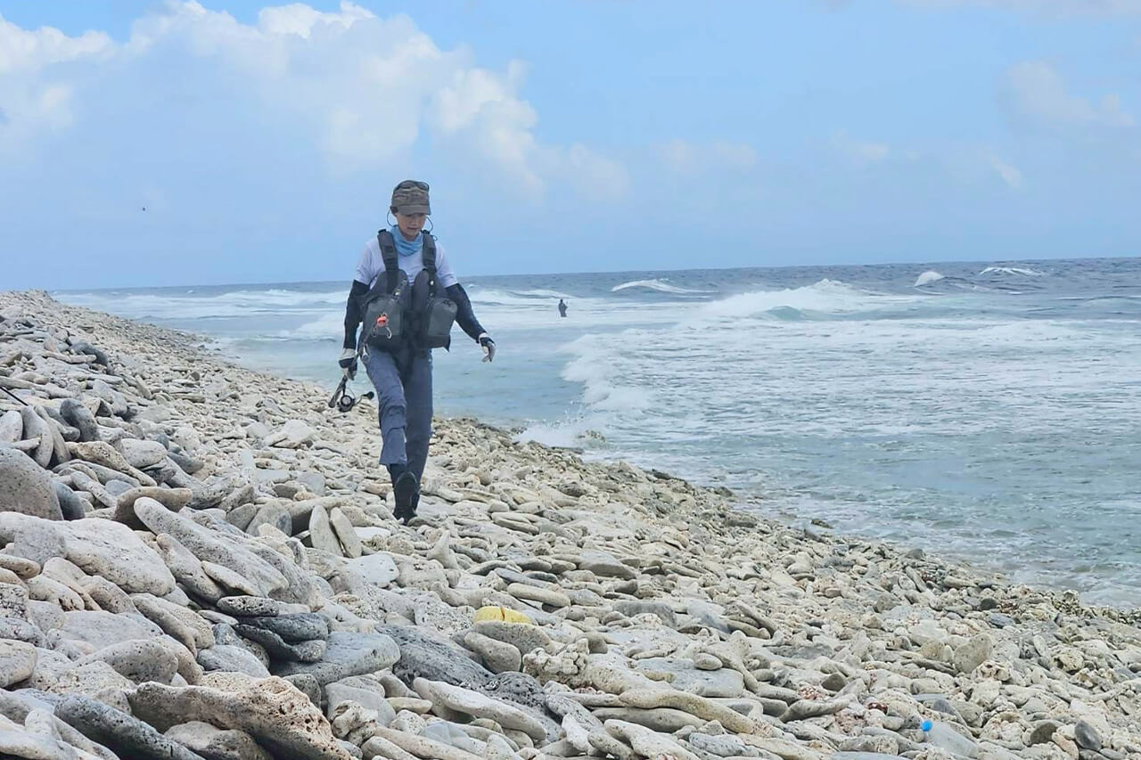 |【福島和可菜のLove Fishing】海外遠征でGTとバチバチファイト!オカッパリから大型も・・・!