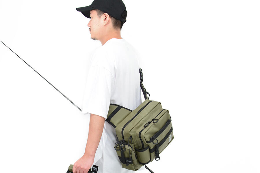 |【1ヵ月で500個以上売れてる!】岸釣りで嬉しい容量と動きやすさが融合した優れものバッグ!【今ならセール価格で購入可能⁉】