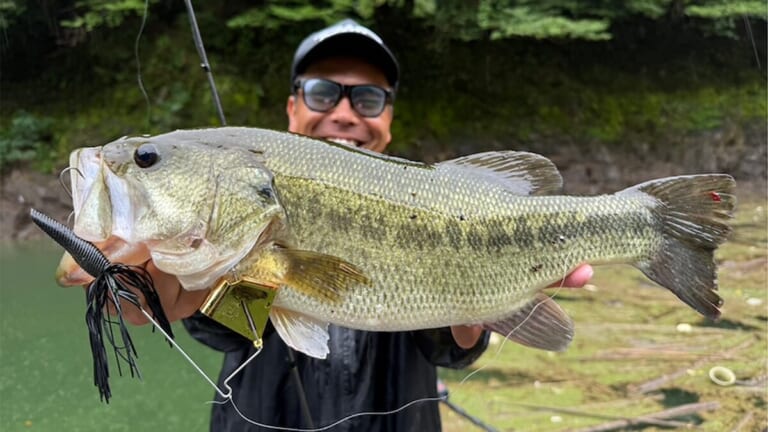 ドタバタ展開でも釣果は上場！ 「朝の上流シャロー、モチベの高い魚はトップで」マスターブラスタのダダ流しでグッドサイズ降臨
