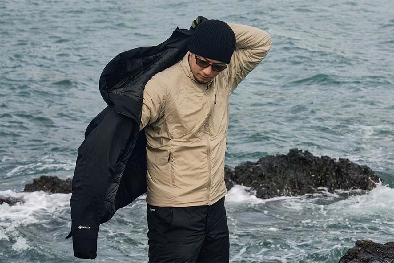 ｜【秋冬新製品】シマノから登場する防寒ウェアに帝人フロンティアの『エアロカプセル®』を採用。動きやすさと保温力に優れた一着に。