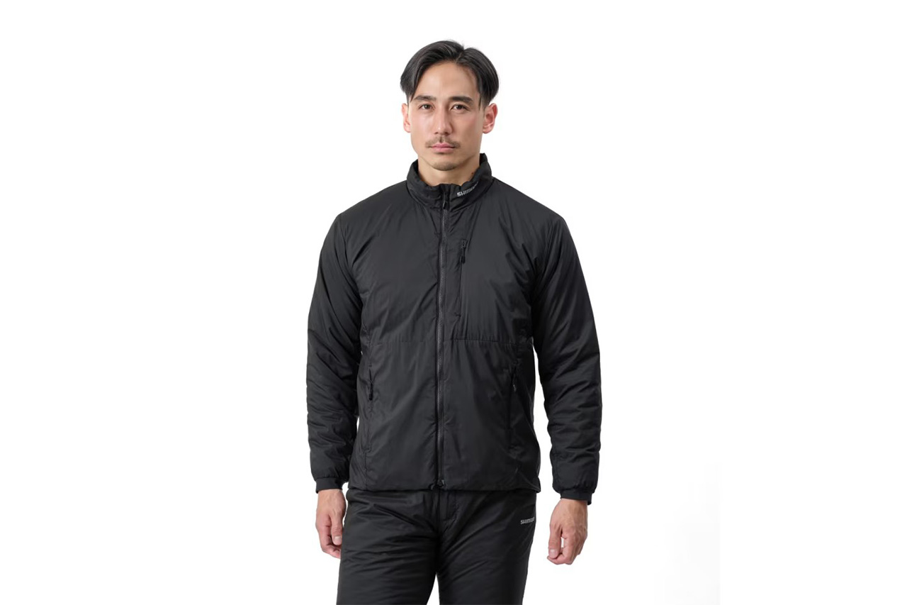 ｜【秋冬新製品】シマノから登場する防寒ウェアに帝人フロンティアの『エアロカプセル®』を採用。動きやすさと保温力に優れた一着に。