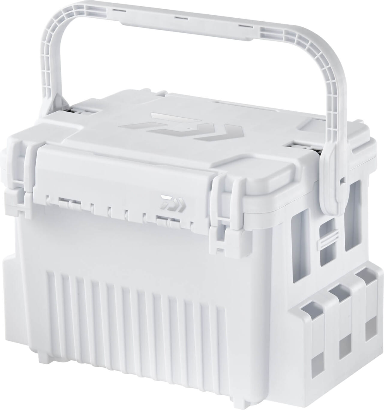 ｜【ブラックフライデーはもうスタートしてる！】まぶしいほどの「白」で釣り場の視線をくぎ付け⁉ ハンドルロック付きタックルボックス「シャインホワイト」シリーズ！