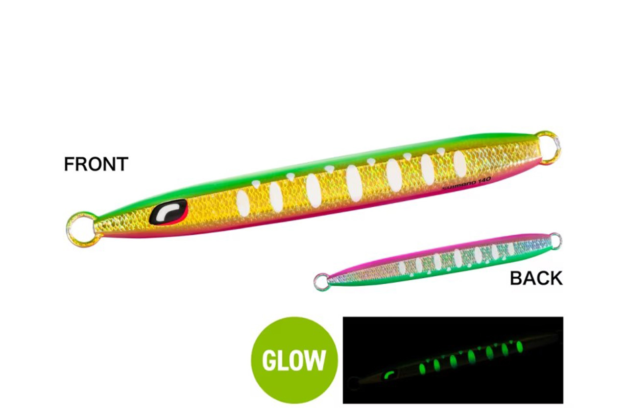 ｜これがシマノのサクラマス特化ジグ。リアクションバイトを誘発するフォール性能に、厳選した専用カラーを採用した『サクラスペシャル』が登場。