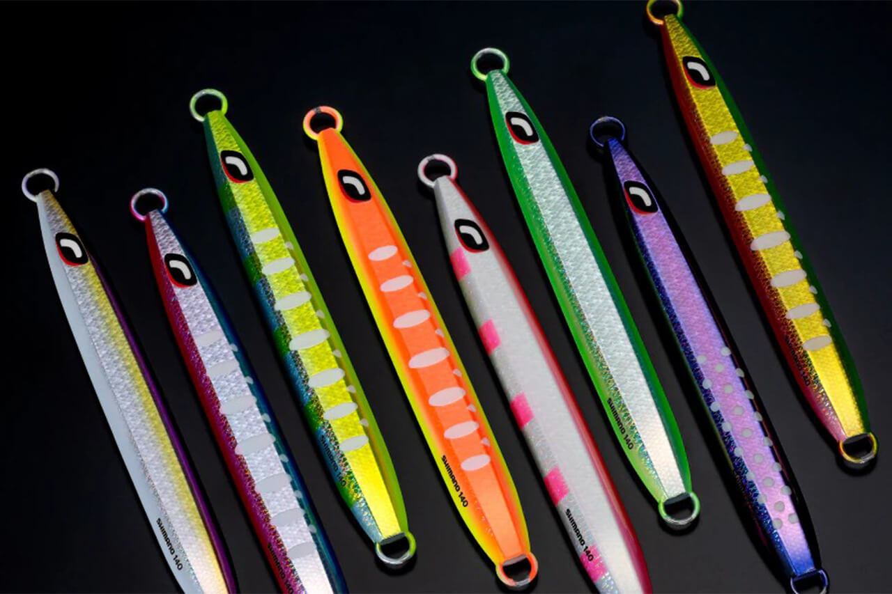 ｜これがシマノのサクラマス特化ジグ。リアクションバイトを誘発するフォール性能に、厳選した専用カラーを採用した『サクラスペシャル』が登場。