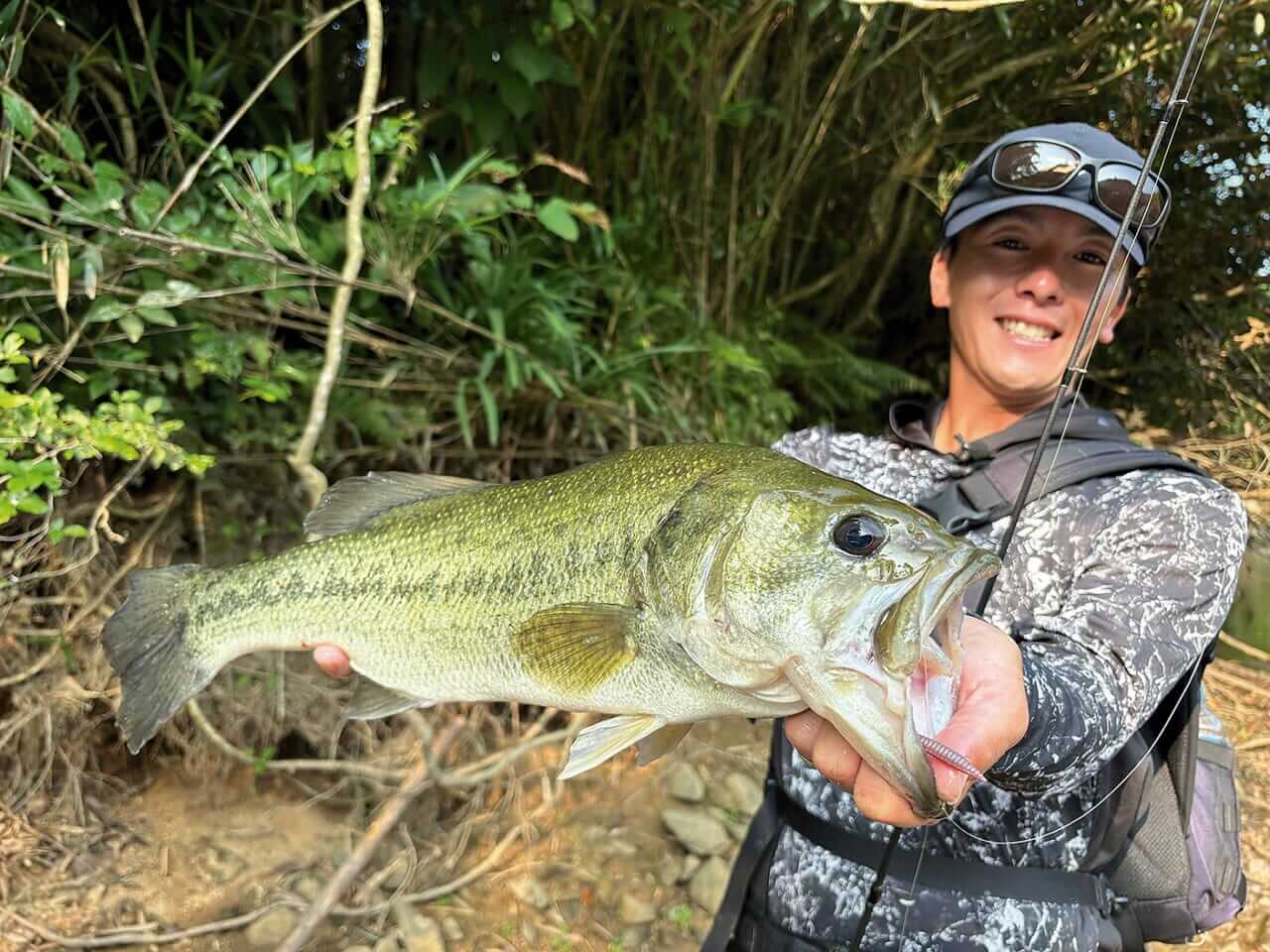 ｜事前情報一切なし。山口県の秘境に巨大ブラックバスが…⁉「思い通りにいかない…」
