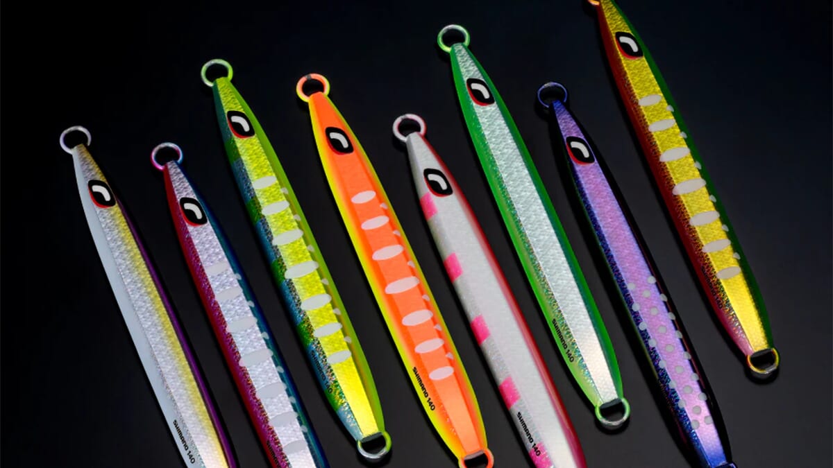 ｜これがシマノのサクラマス特化ジグ。リアクションバイトを誘発するフォール性能に、厳選した専用カラーを採用した『サクラスペシャル』が登場。