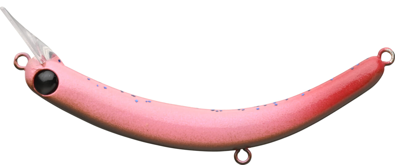 ｜キャンタ鱒王オリカラがグロー化!?　あの「さかさにょろ60SF」に『鱒王マッディピンクグロー』爆誕！さらに『鱒王バナナグロー』激追!!