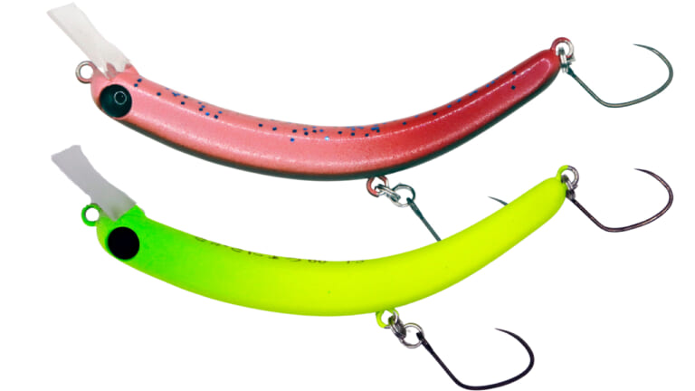 キャンタ鱒王オリカラがグロー化!?　あの「さかさにょろ60FS」に『鱒王マッディピンクグロー』爆誕！さらに『鱒王バナナグロー』激追!!