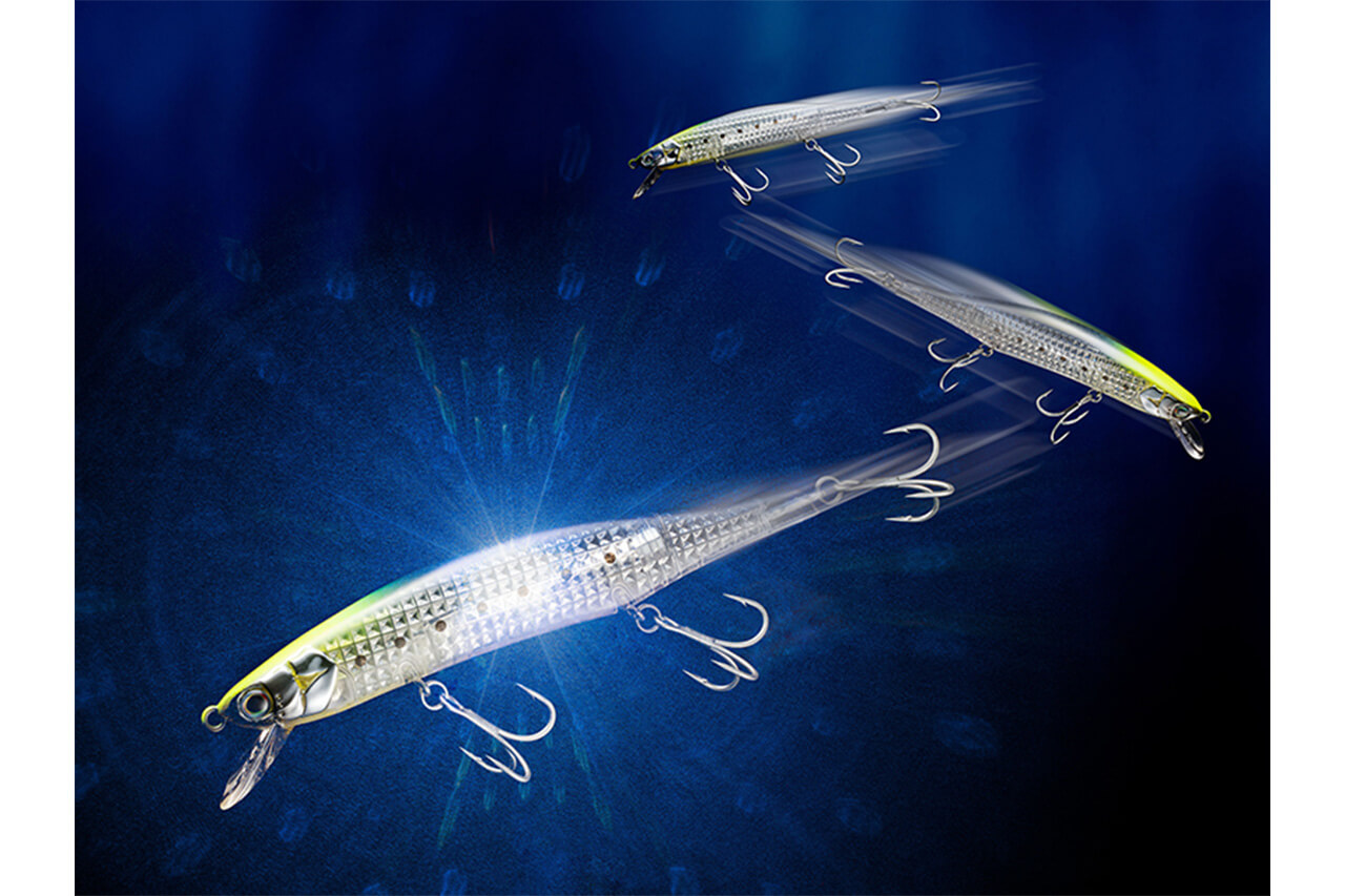 ｜ベイトフィッシュの輝きを再現。DAIWAから登場するハイレスポンスジャークベイト。捕食本能を強烈に刺激してフィールドを問わず活躍するルアーに。